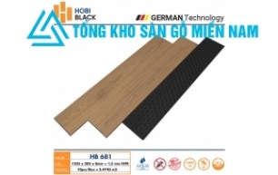 Sàn gỗ hobi cốt đen  hb681