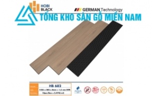 Sàn gỗ hobi cốt đen  hb682