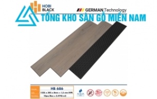 Sàn gỗ hobi cốt đen  hb686