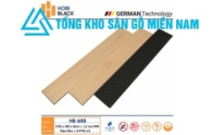 Sàn gỗ hobi cốt đen  hb688