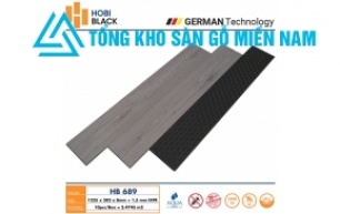 Sàn gỗ hobi cốt đen  hb688