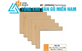 Sàn gỗ hobi cốt đen  hb68