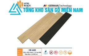 Sàn gỗ hobi cốt đen  hb680